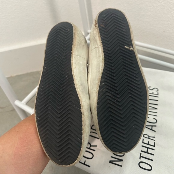 GOLDEN GOOSE WHITE GREY AND LEOPARD LEATHER SUEDE MID STAR SNEAKERS - Picture 8 of 8